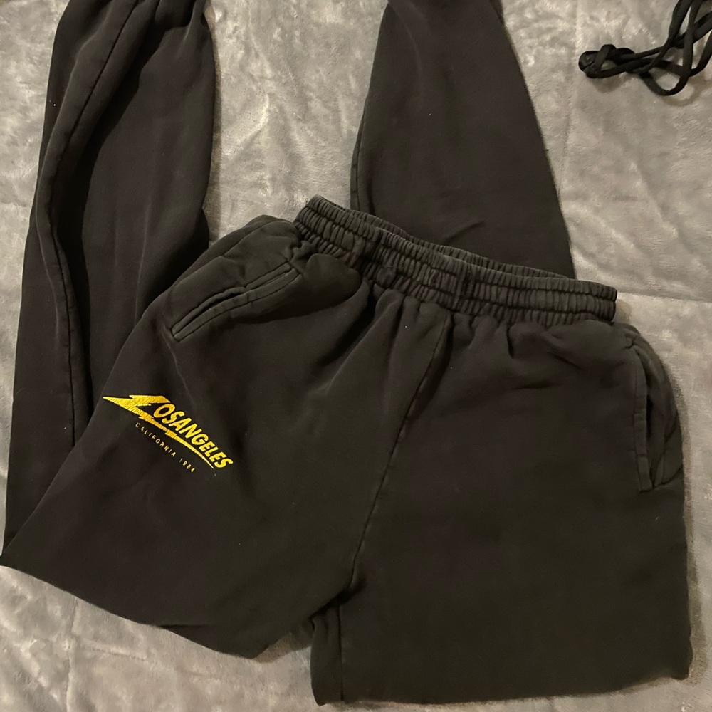 Brandy Melville black Sweatpants Joggers LA XS